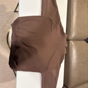 Abercrombie & Fitch Tan Fleece Sweatshirt